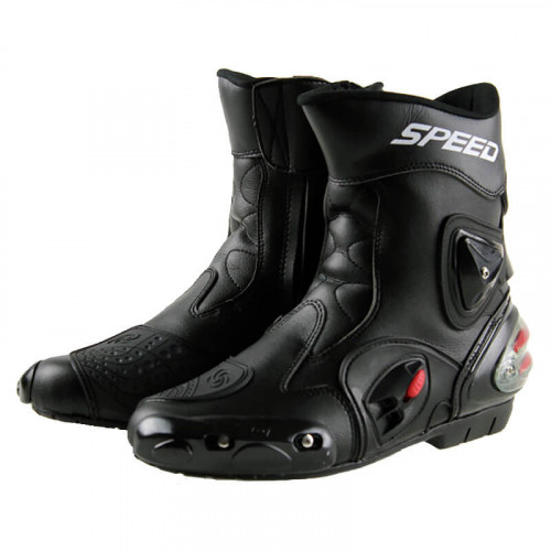 Мотоботы Pro Biker А004 черные