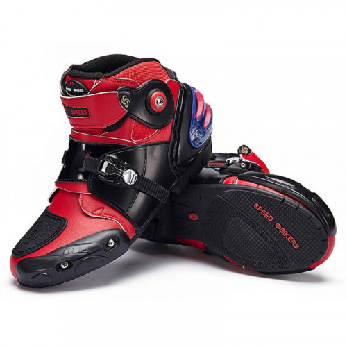 Мотоботы Pro Biker А9003 красные