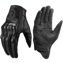 Мотоперчатки кожаные Ghost Racing ST-5 Leather Black