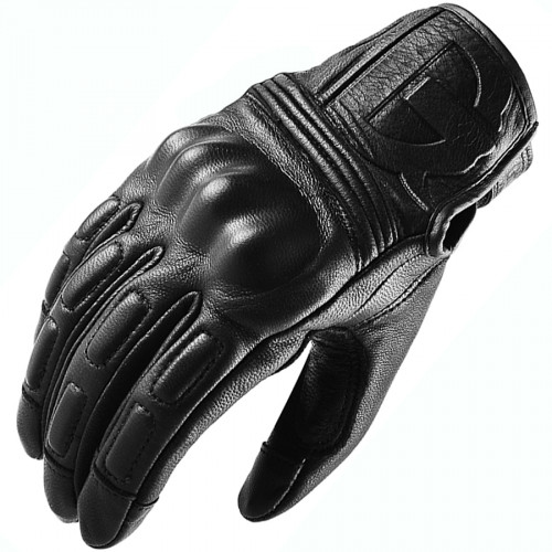 Мотоперчатки кожаные Ghost Racing ST-8 Leather Black