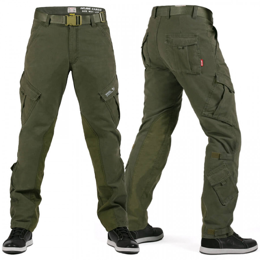 Мотоштаны Inflame Cargo Waterproof Khaki